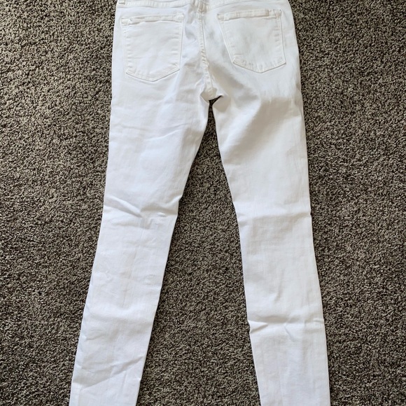 Frame jeans- white with distressing - Picture 5 of 5